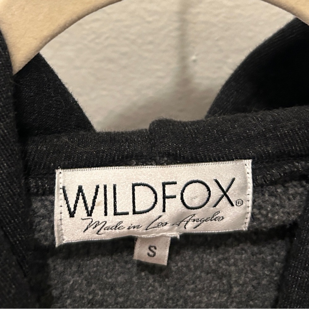 🐈⬛WILDFOX RARE “I’m A Cat” 3D Ears Hoodie Charcoal Gray Black ASO Paris Hilton - Picture 9 of 13